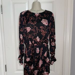 ZARA cocktail floral dress size S